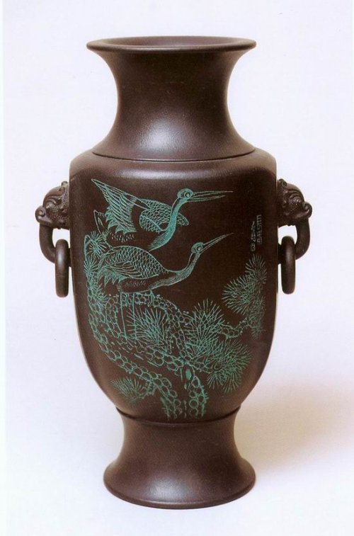 顾绍培紫砂壶 百寿瓶2 