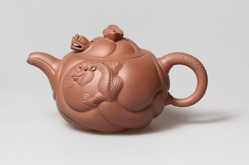 范国勤紫砂壶 鱼化龙 