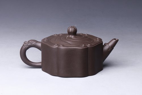 谈敏紫砂壶 龙头如意 