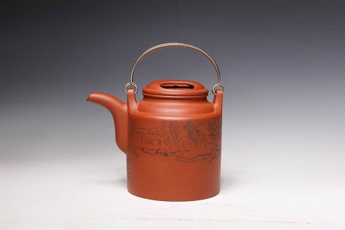 鲍利民紫砂壶 洋桶 