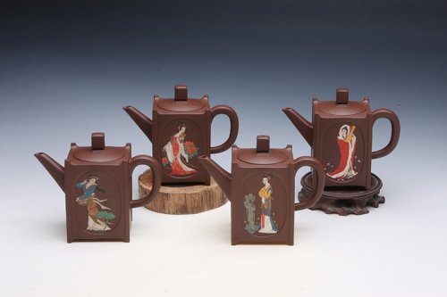 张燚紫砂壶 帷灯留芳组壶 