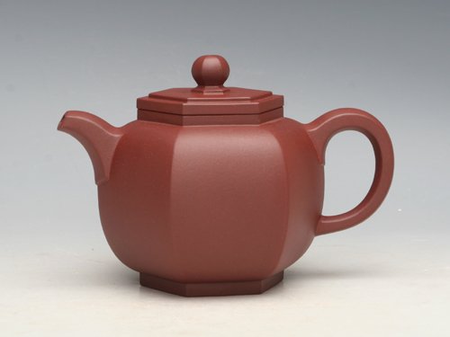 蒋亚萍紫砂壶 六方祥和 泥料：底... 