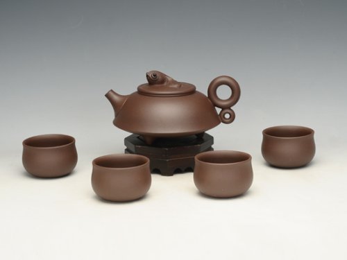 冯文娟紫砂壶 六六大顺套壶 