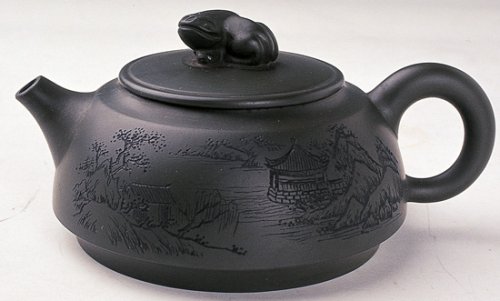 吴青紫砂壶 怪兽 