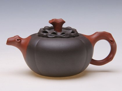 范亚萍紫砂壶 双色柿子 