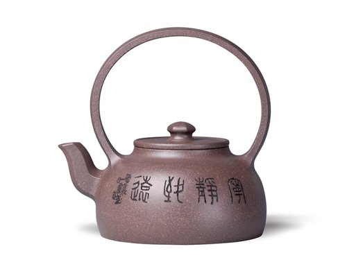 王国祥紫砂壶 大彬提梁 