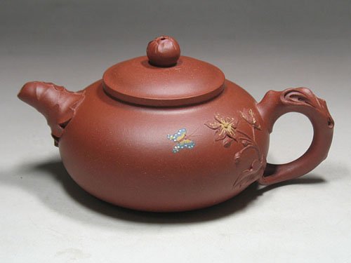 孙杰紫砂壶 玉兰 