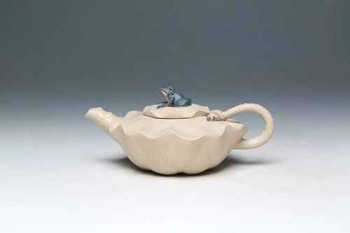 张俊良紫砂壶 蛙趣 