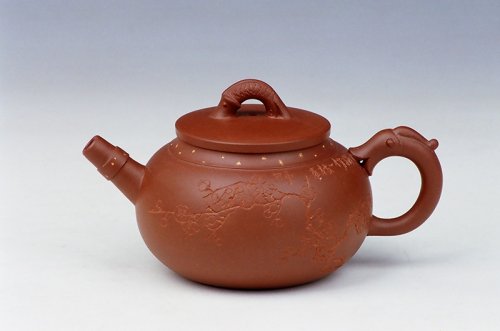 汪华艳紫砂壶 寒凌壶 