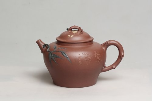 周静洁紫砂壶 玉瓯香青 