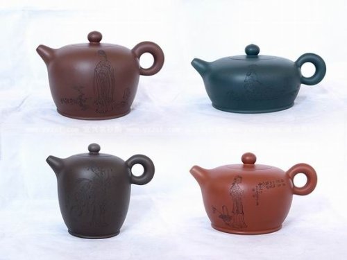 许艳春紫砂壶 四大美女 