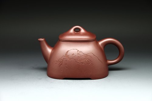 朱芊芊紫砂壶 孤菱壶 