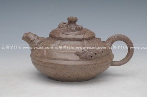 林元森紫砂壶 风卷葵 