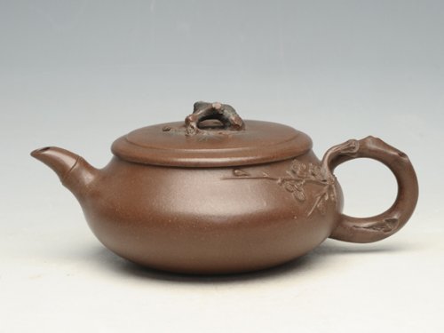 罗荣贤紫砂壶 岁寒三友   泥料：老清水泥 