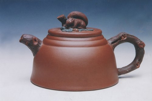 陈成紫砂壶 松涛清水泥 