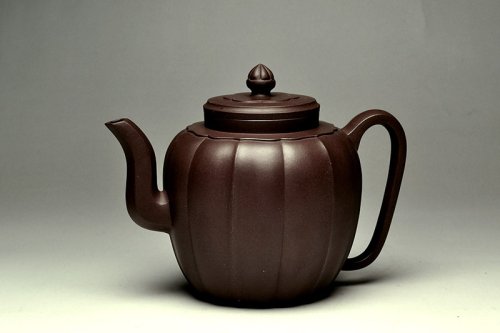丁卫东紫砂壶 高菱花 