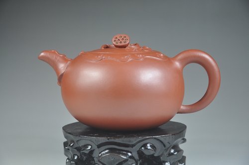 尹月华紫砂壶 清荷莲心 