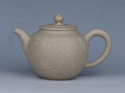 潘雪峰紫砂壶 事事如意 容量：200cc  泥料：本山绿泥 