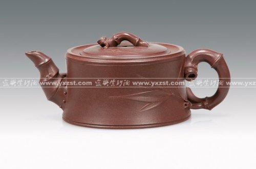 倪顺生紫砂壶 可心式一节竹段 拷贝 