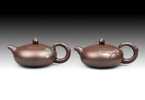 邵亚芬紫砂壶 28 花开富贵 