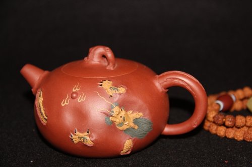 冯建平紫砂壶 游龙供春 