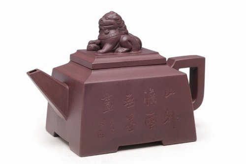 徐建平紫砂壶 座狮 