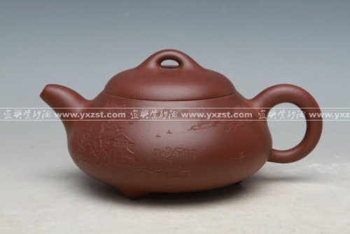 陈运财紫砂壶 景舟石瓢 