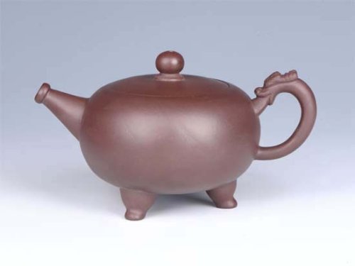 曾红清紫砂壶 - 鼎圆珠 - 