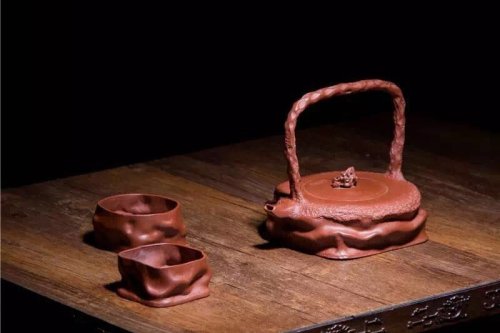 郁建超紫砂壶 山居秋暝之山中居士 