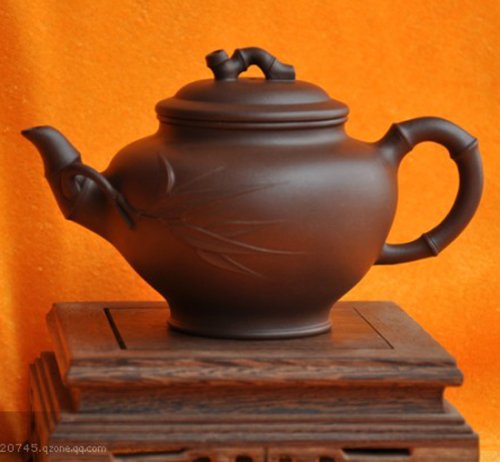 史胜军紫砂壶 笑樱竹节 