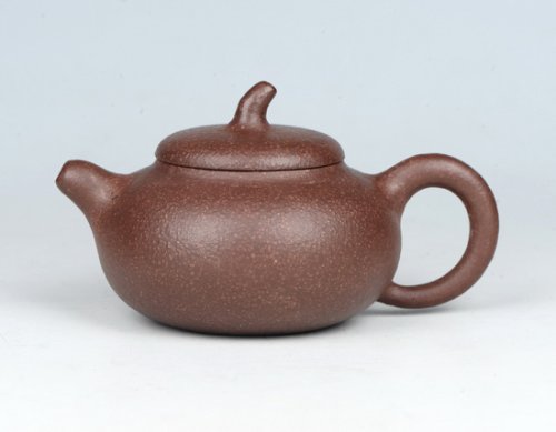 王文娟紫砂壶 茄段 