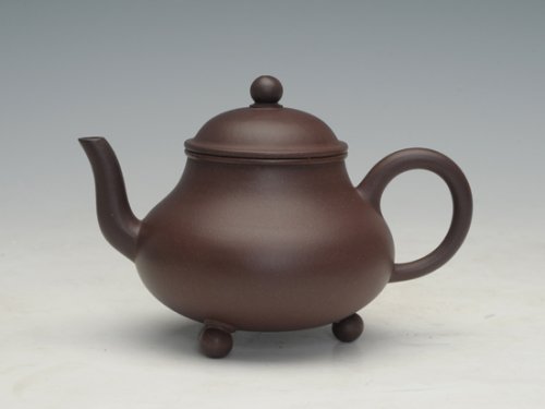 张太友紫砂壶 三脚思亭 