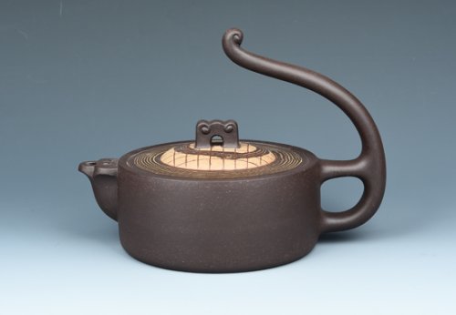 张勇强紫砂壶 高山流水 