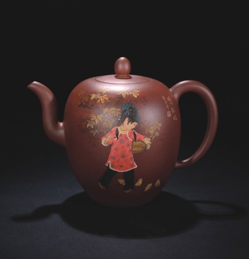 何光宏紫砂壶 美人肩 