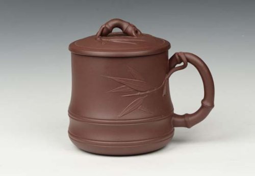 陈守波紫砂壶 竹节杯一 