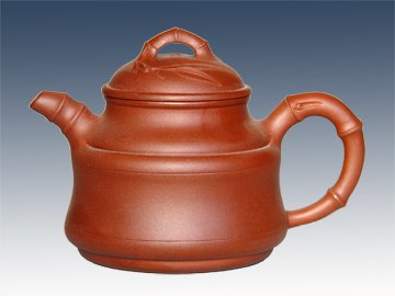 陆士新紫砂壶 竹鼎 