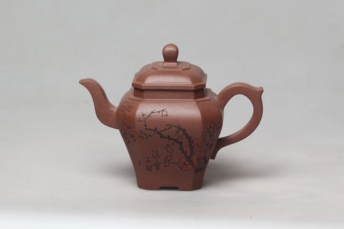 孙洪林紫砂壶 六方宫灯 