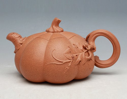 席志紫砂壶 南瓜壶 