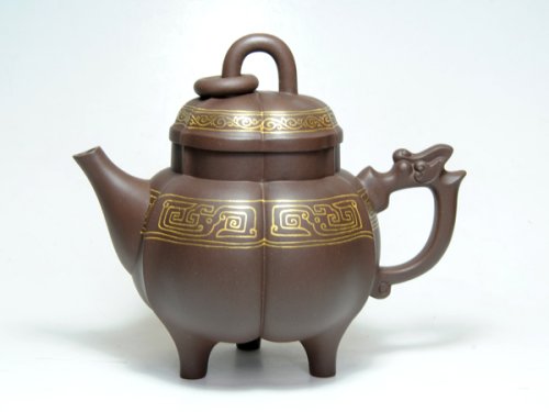 姜建荣紫砂壶 宝鼎 