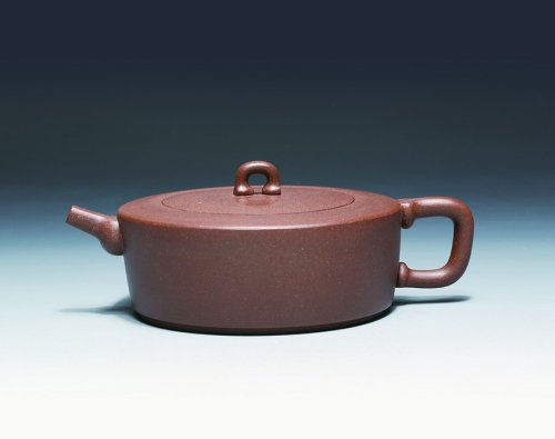 华健紫砂壶 简洁圆壶 