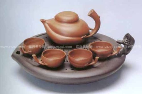 凌锡苟紫砂壶 蟠桃茶海 