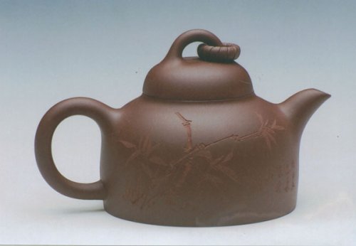 朱建明紫砂壶 半月壶 