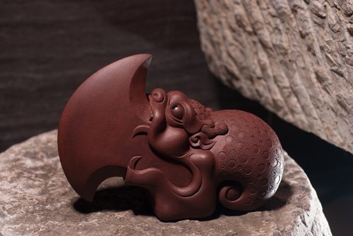 李爱民紫砂壶 睚眦 