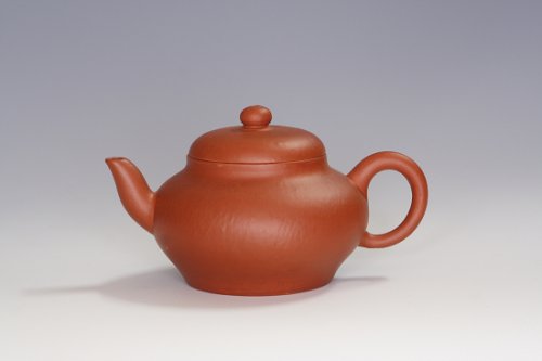 顾新洪紫砂壶 扁灯 