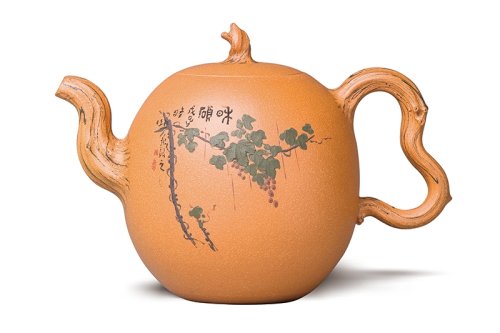 储集泉紫砂壶 田园系列-秋硕 