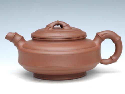 周玉霞紫砂壶 双线竹鼓 