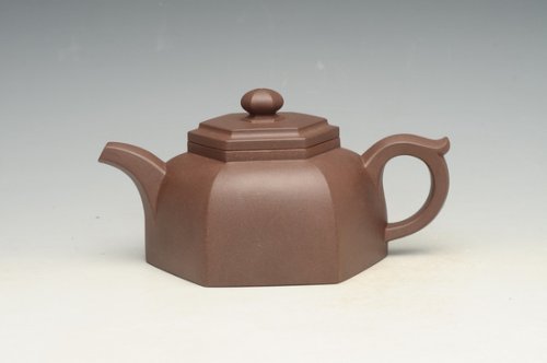 储栋平紫砂壶 六方井栏 