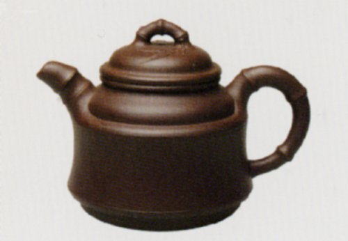 范佰群紫砂壶 双线竹鼓 