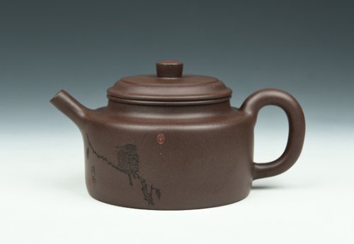 吴欢(大)紫砂壶 德钟 