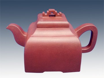 刘泽云紫砂壶 四方桥顶 